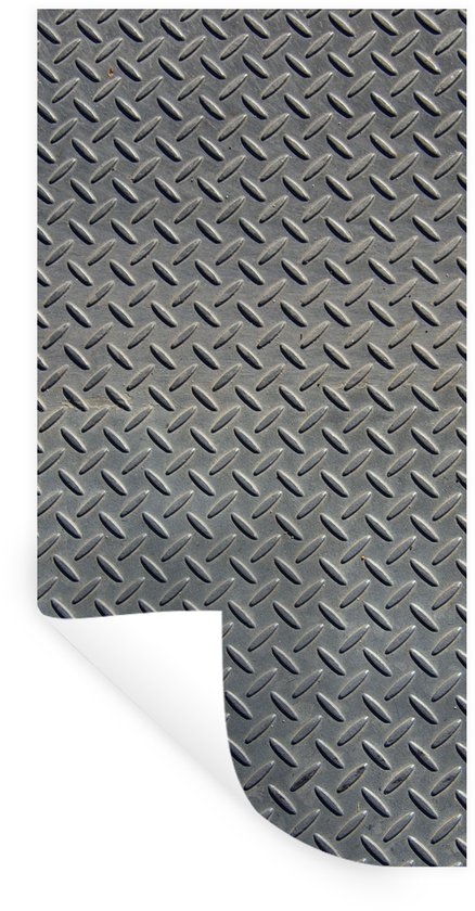 Stickers Stickers muraux - Impression métallique - Anti-dérapant - Grijs - 60x120 cm - Feuille adhésive