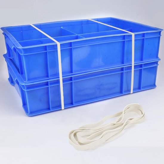banden, 20 stuks, wit, grote elastische rubberen ringen, 20 x 1 cm breed, rubberen band, rubberen spanband, vuilnisbanden, voor kantoor, thuis, schoolbenodigdheden — afbeelding 3