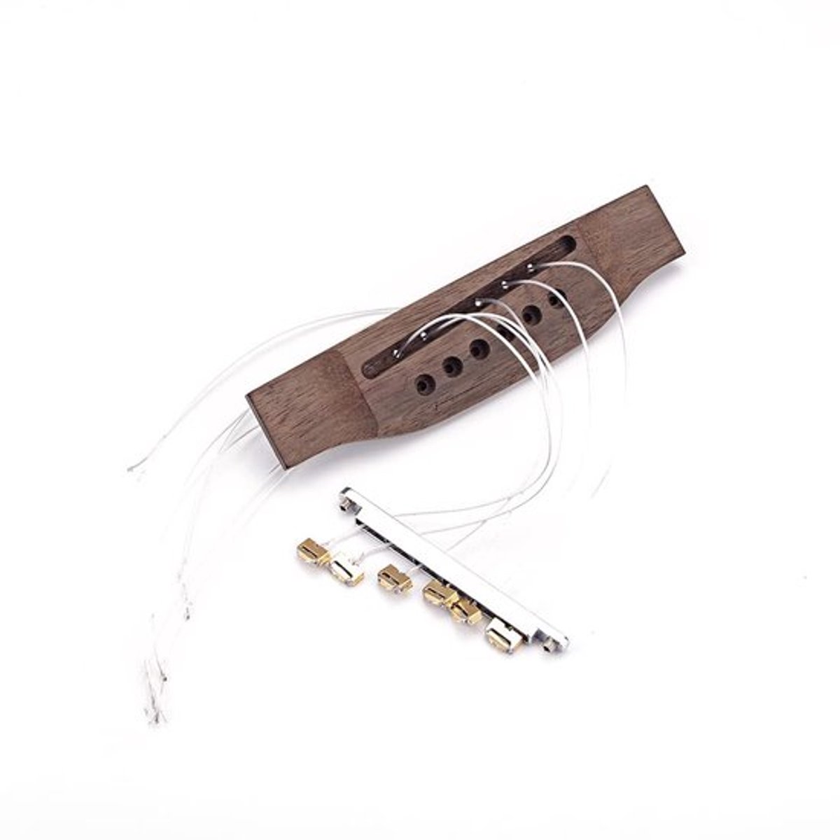 Allecto - Palissander Gitaar Brug - Piezo Brug Pickup - Vervangende