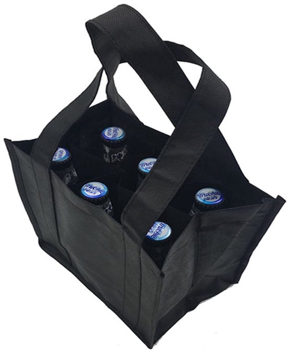 Dailygoods- Flessentas 6 flessen - Flessendrager - Flessenwasser