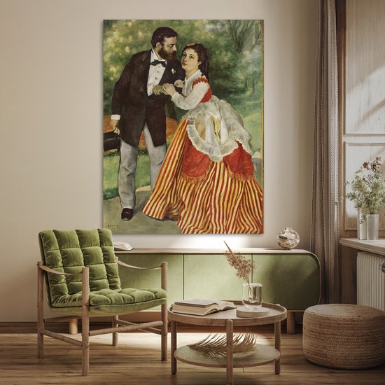 Fiancée - Peinture de Pierre-Auguste Renoir 120x160 cm XXL / Groot format!