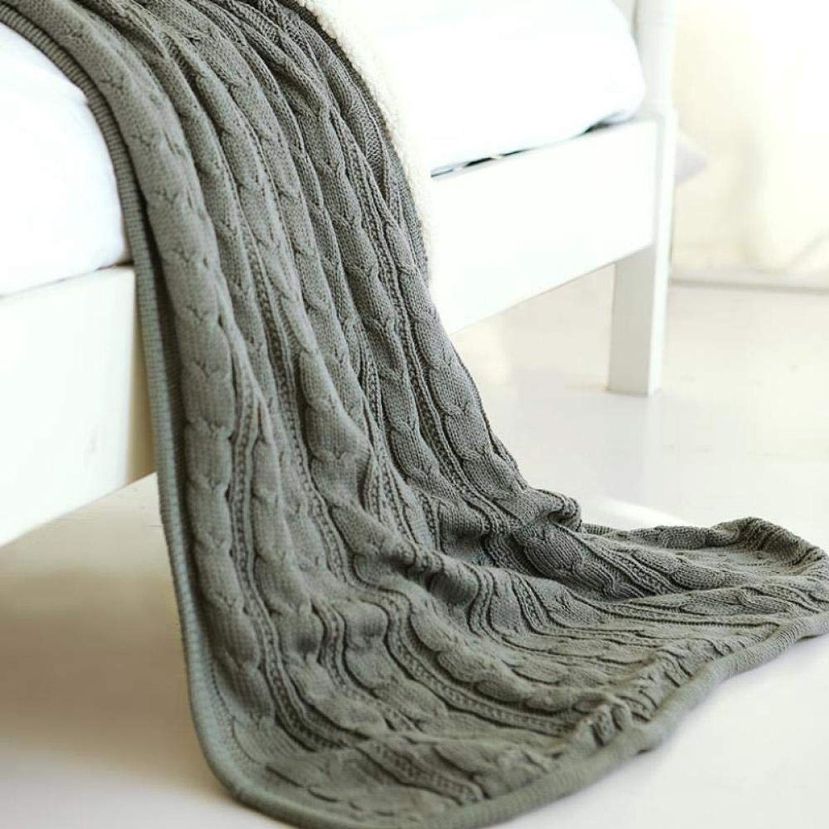 fleece werpdekens Reisformaat - Superzachte donzige warme stevige bedspreien voor bank Microfiber deken -8_120 cm X 180 cm