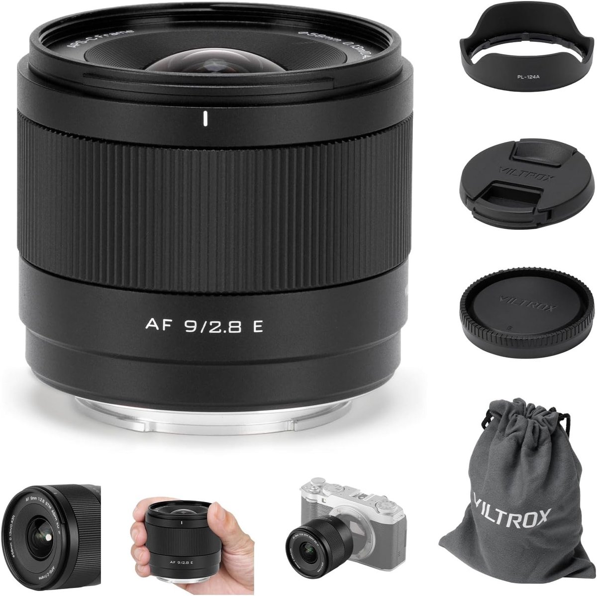 Ultragroothoeklens 9 mm F2.8 voor Sony E-camera's - Autofocus, Lichtgewicht, Ideaal voor Landschapsfotografie
