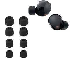 kwmobile 8x Reserve covers voor oordopjes geschikt voor Sony WF-1000XM5 / WF-1000XM4 - 4 maten - Silicone dopjes voor in-ear headphones