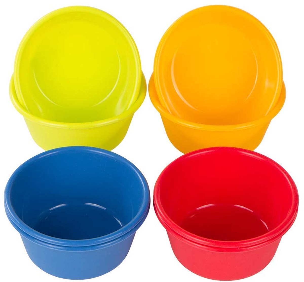 Muffinvormen siliconen cupcake vormen Taartvorm 9cm bakvormen voor cupcakes, flexibele siliconen vormen, herbruikbaar, bont, 8 stuks