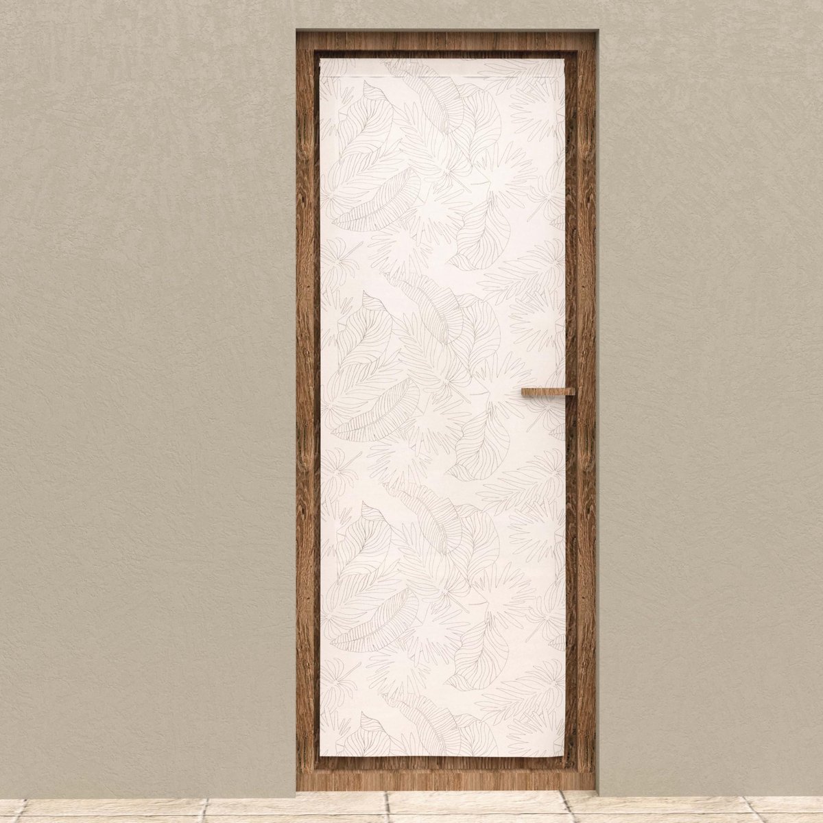 Deurgordijn 70 x 200 cm Taupe