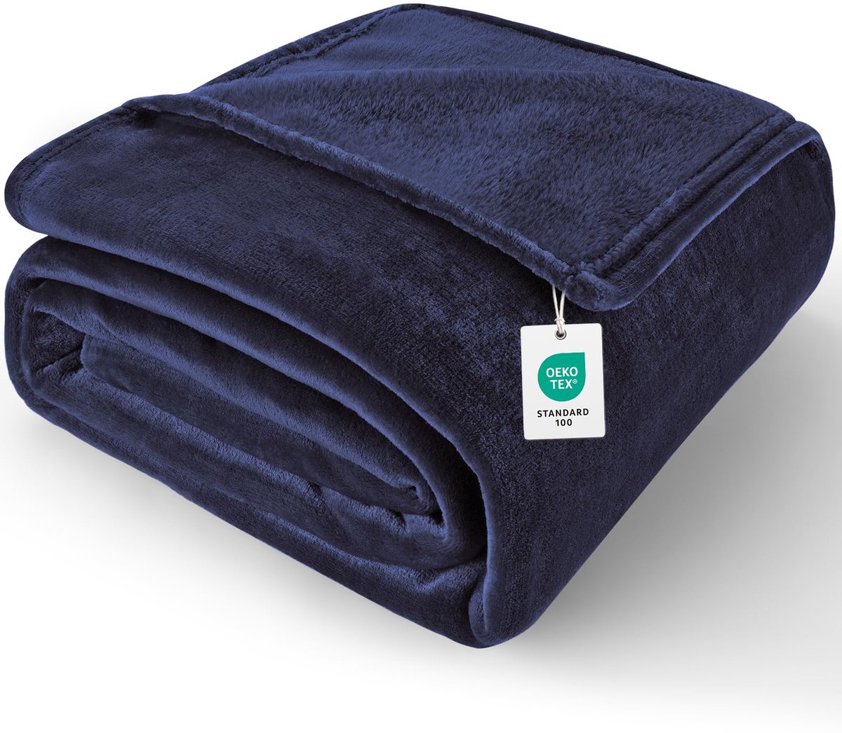 Extra Zachte Antistatische Fleece Deken Blauw 200 x 230 cm