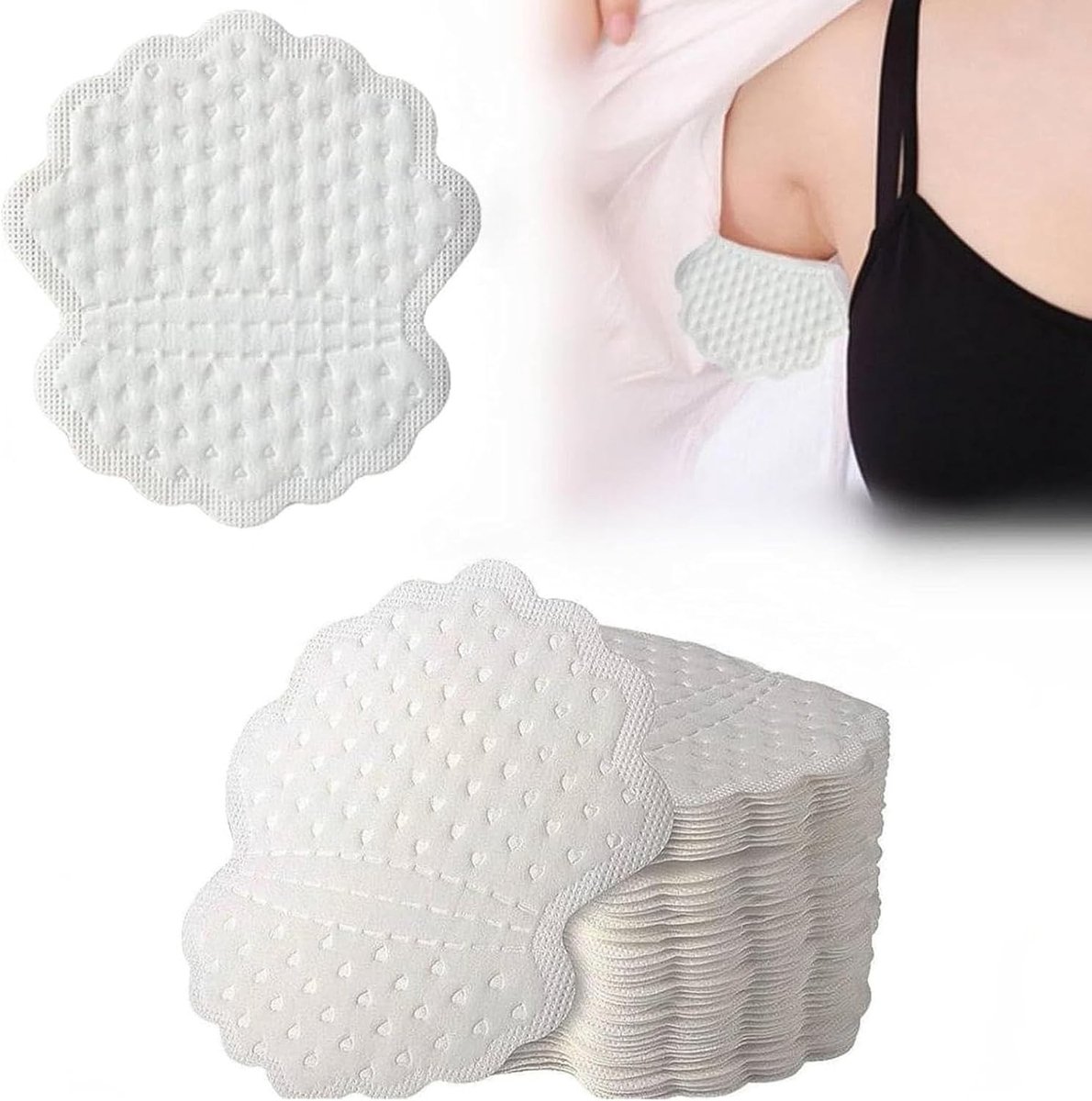 30 Stuks Onderarm Zweetpads voor Mannen en Vrouwen, Ultra Dun, Ademend en Voorkomt Geur, Ideaal voor Onder Kleding en Dagelijks Gebruik