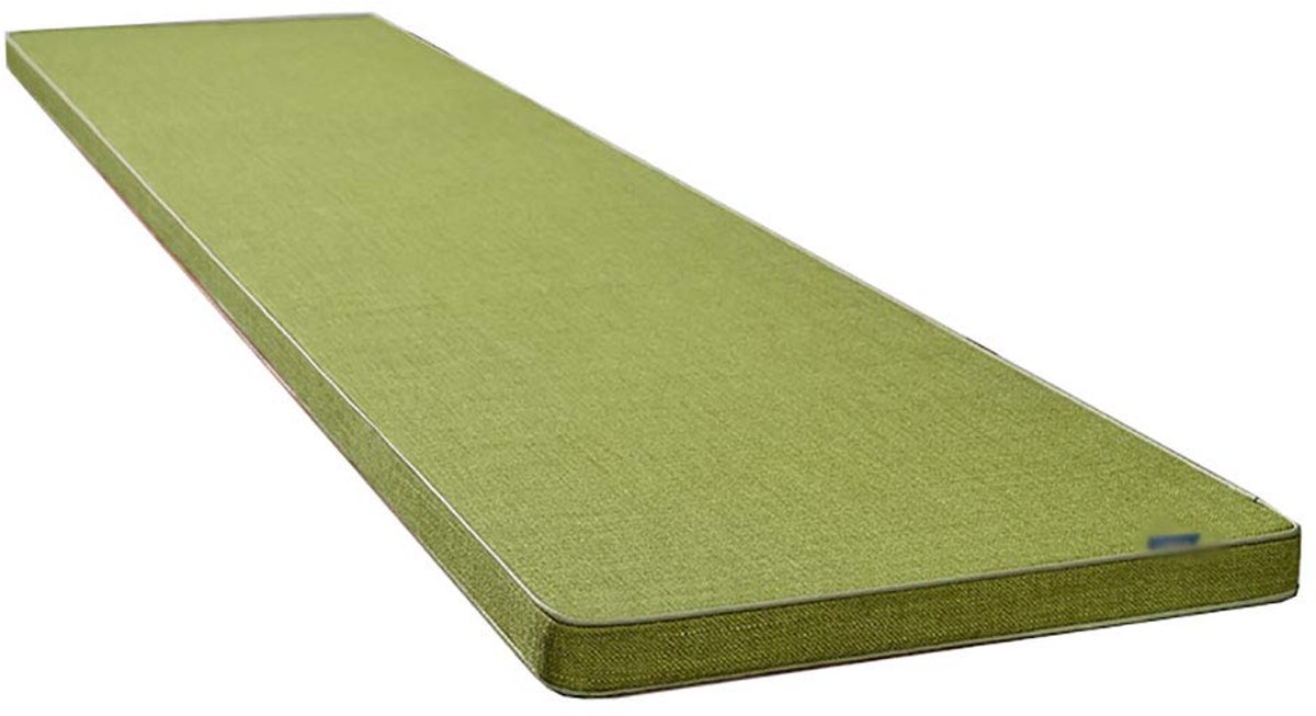 Bench Mat Pad Patio Bench Pad ligstoel kussen Vervanging Matras Pad Indoor Outdoor Patio Rechthoek Bank Kussen-Groen 120×40×5cm (47×15×2in)