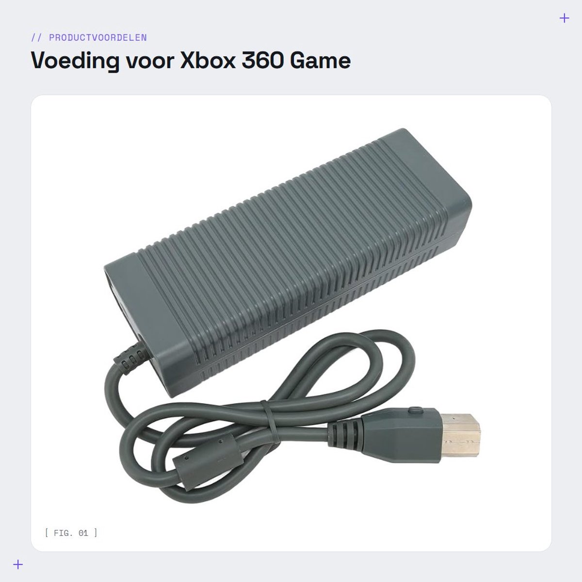 Dailygoods - Voeding voor Xbox 360 Game Console met Adapter