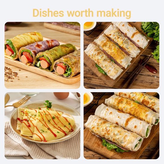 Set van 3 crêpes verdelers, crêpe gereedschap, roestvrij staal 304 en siliconen crêpe keerder deegverdeler, palatschinken accessoires voor thuis, keuken, bakken, koken, bakgereedschap — afbeelding 5