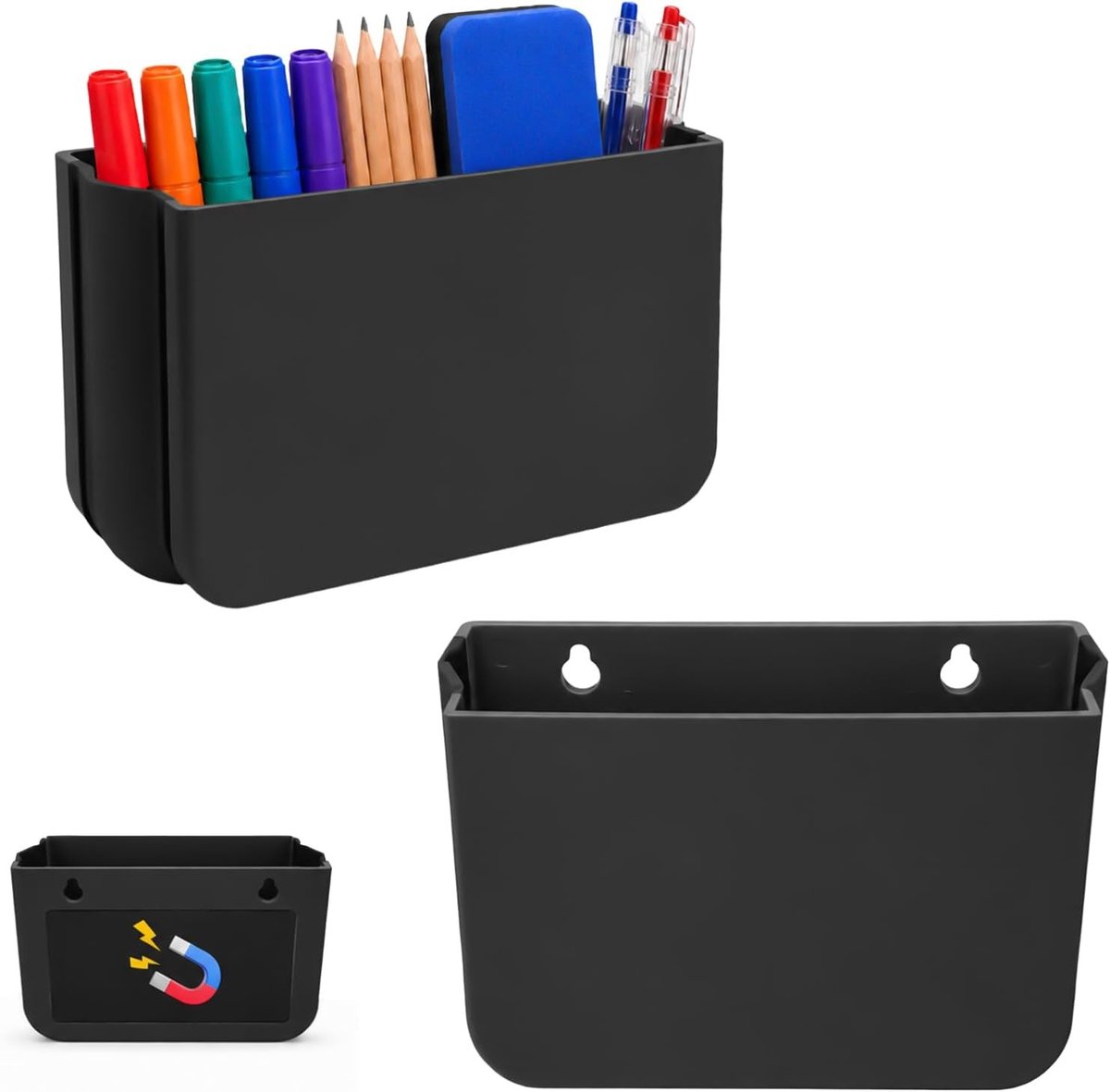 Magnetische marker organizer set van 2 - Perfect voor kantoor, school en creatief gebruik