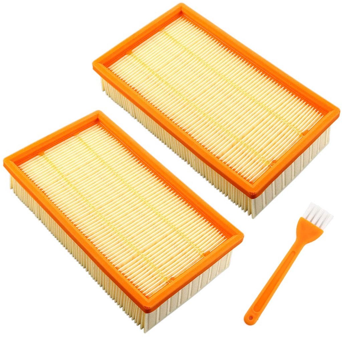 Dailygoods - 2 x Platte Vouwfilter Voor Bosch Stofzuigers - Vervangingstools