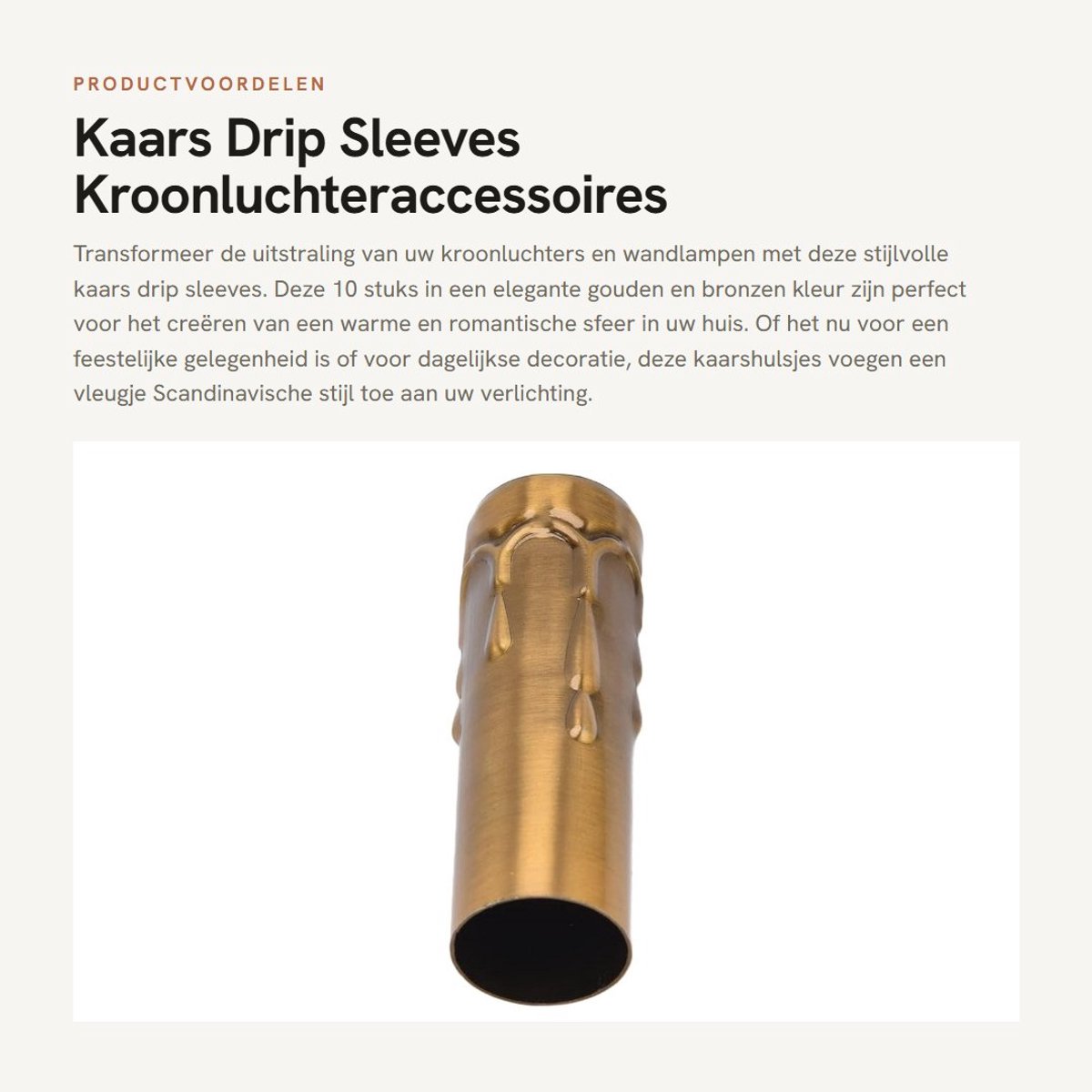 Dailygoods- Kaars Socket - 10 Stuks - Kroonluchter Verlichtingsonderdelen - IJzeren Lampbu
