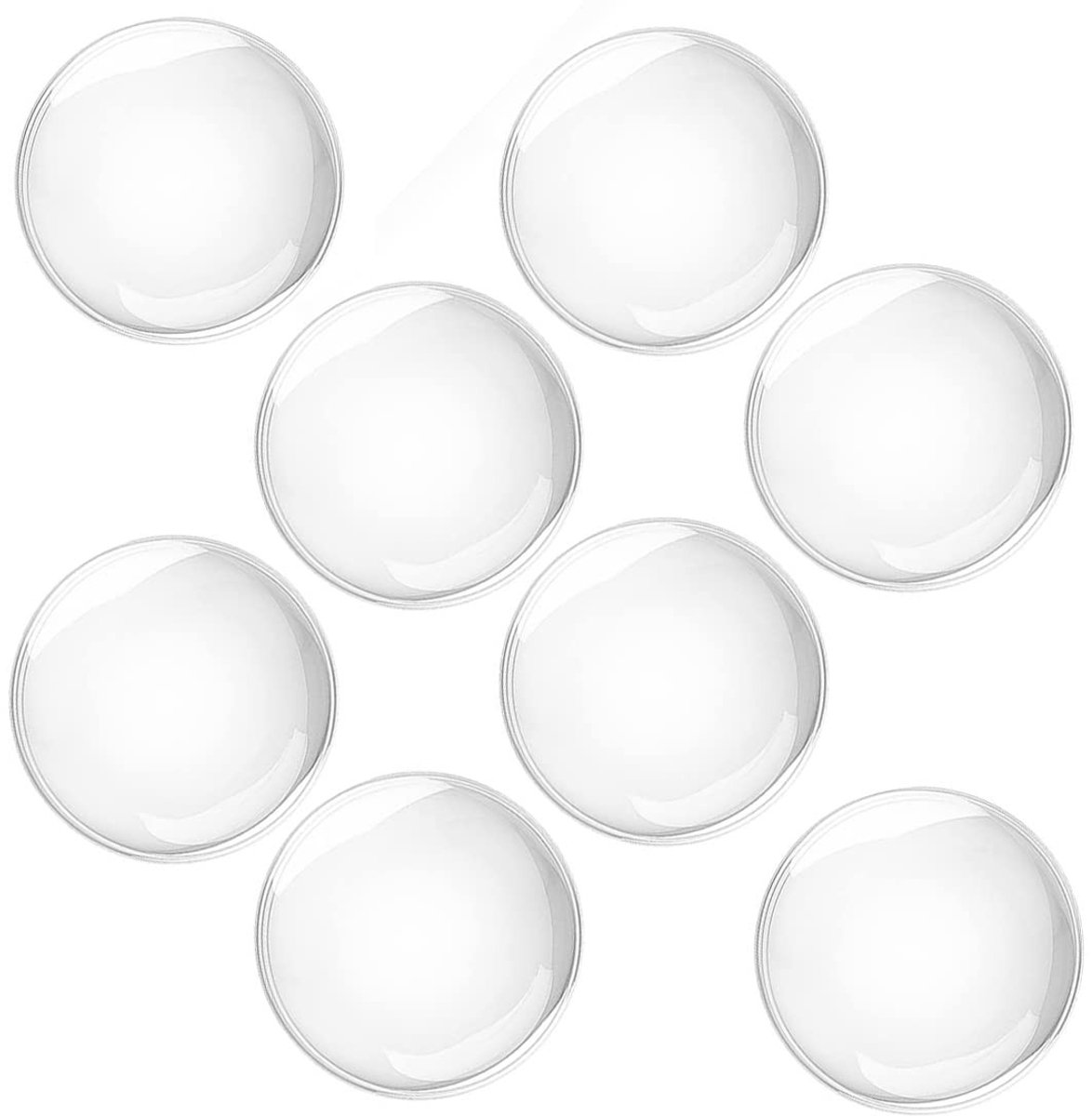 Dailygoods- Deurstopper Zelfklevend - Ronde Siliconen Buffer Ø 40 mm - Transparant - Wandbescherming - Hoogwaardige Kwaliteit - Waterdicht - Deurbuffer
