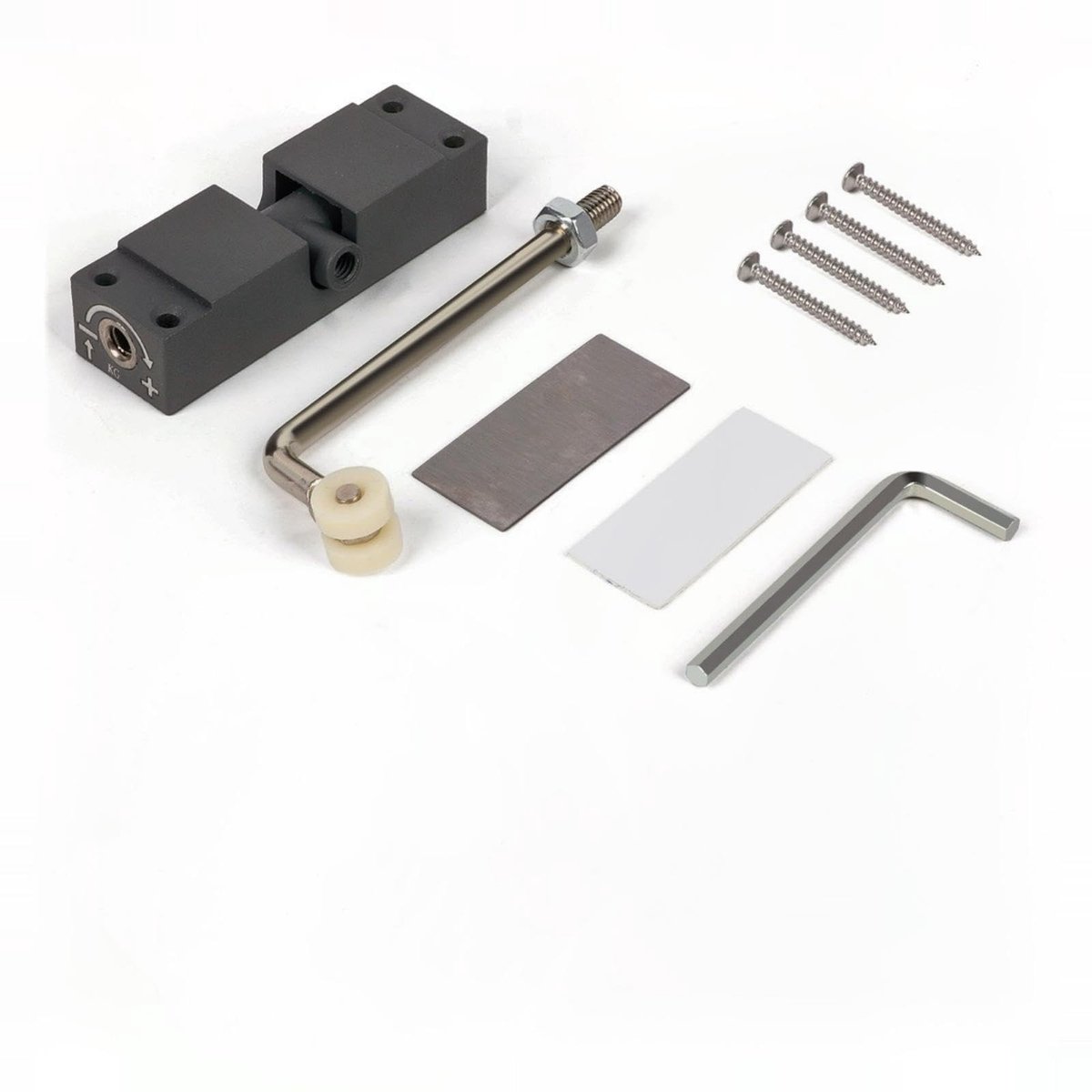 Dailygoods- Deursluiter Automatisch - Verstelbare Deurveer - Deurdranger - Deursluiter voor Binnen - Schokbestendig - Eenvoudige Montage - Deursluiting