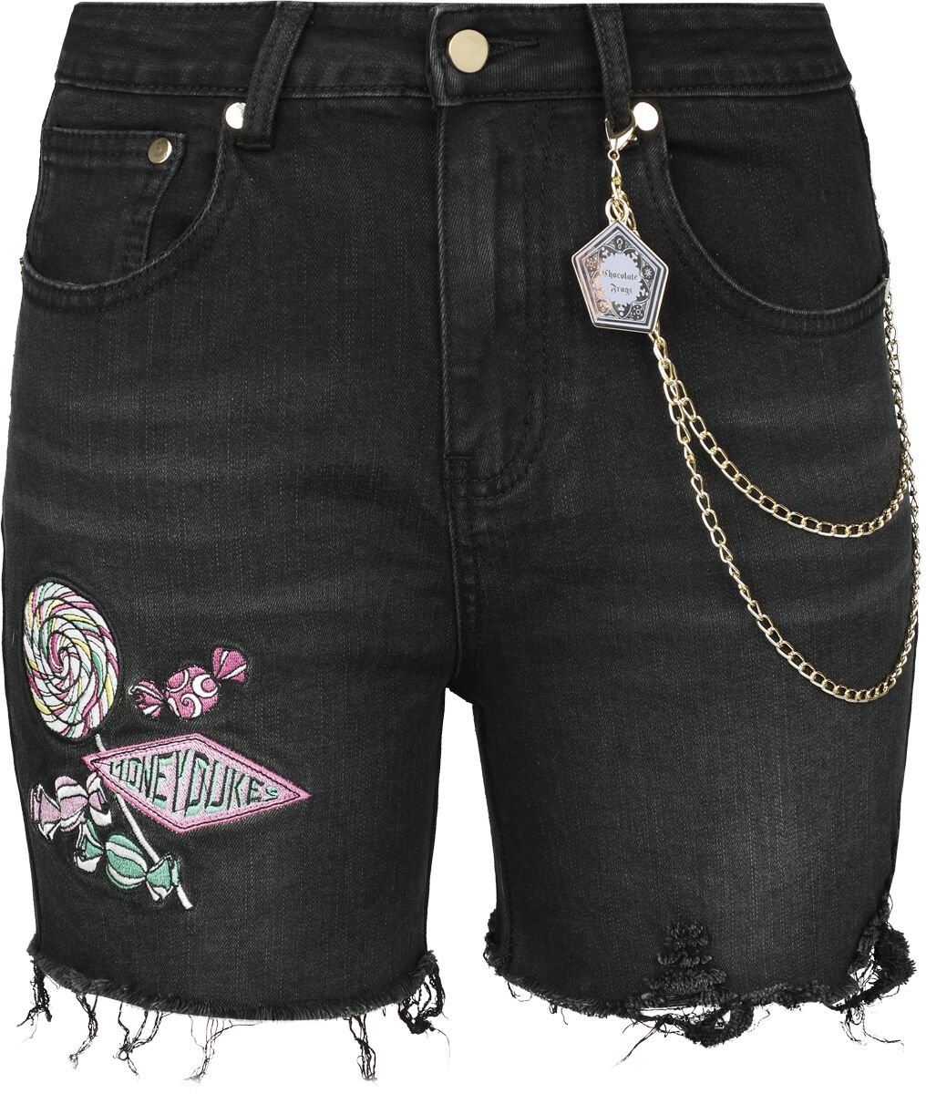 Harry Potter Honeydukes Dames Shorts - zwart denim - 27