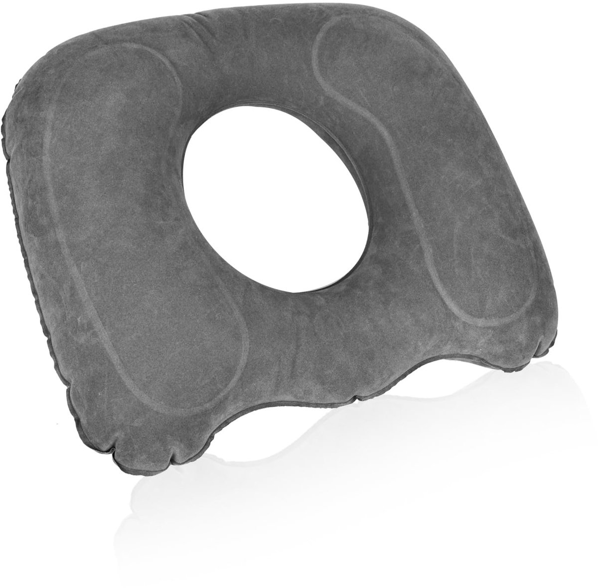 Orthopedisch Opblaasbaar, Aambeien Zitkussen, Ergonomisch Stuitbeenkussen voor Rolstoelen Bureaustoel Stoel Anti Aambeien (Grijs)