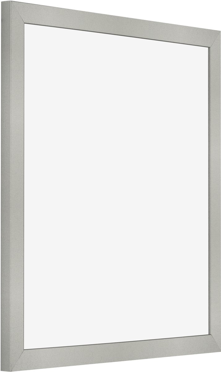 Fotolijst 70x70 cm - MDF - Zilver Mat - Benno