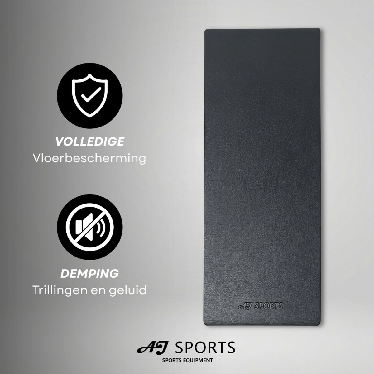 AJ-Sports Vloermat voor loopbanden - Walking Pad - 250 x 100cm thumbnail 2