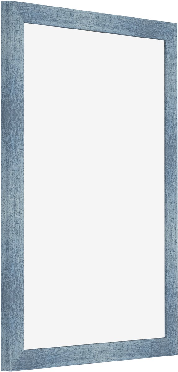 Fotolijst 75x100 cm - MDF - Helder Blauw Geveegd - Benno