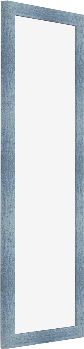 Fotolijst 20x60 cm - MDF - Helder Blauw Geveegd - Benno