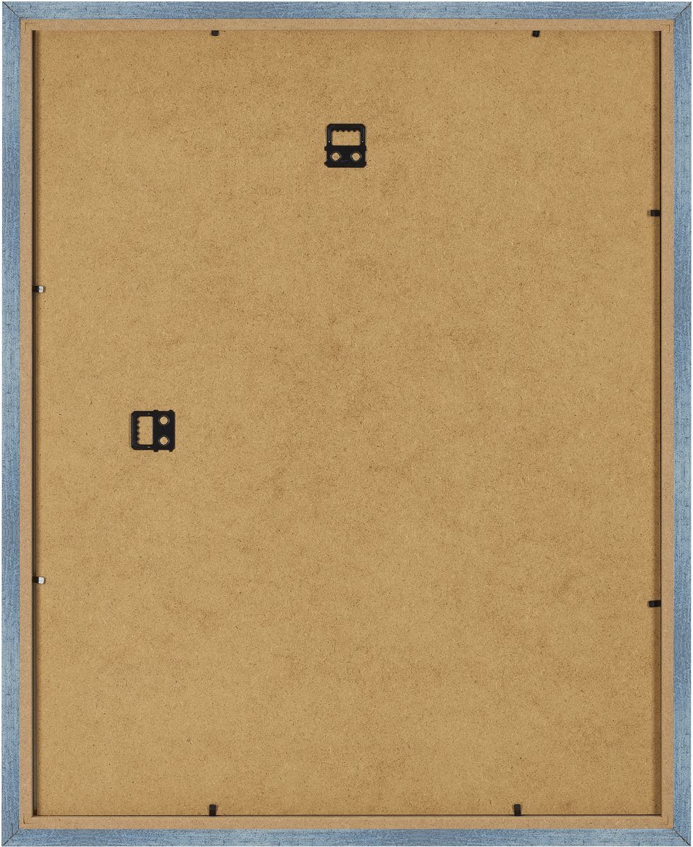 Fotolijst 20x25 cm - MDF - Helder Blauw Geveegd - Benno