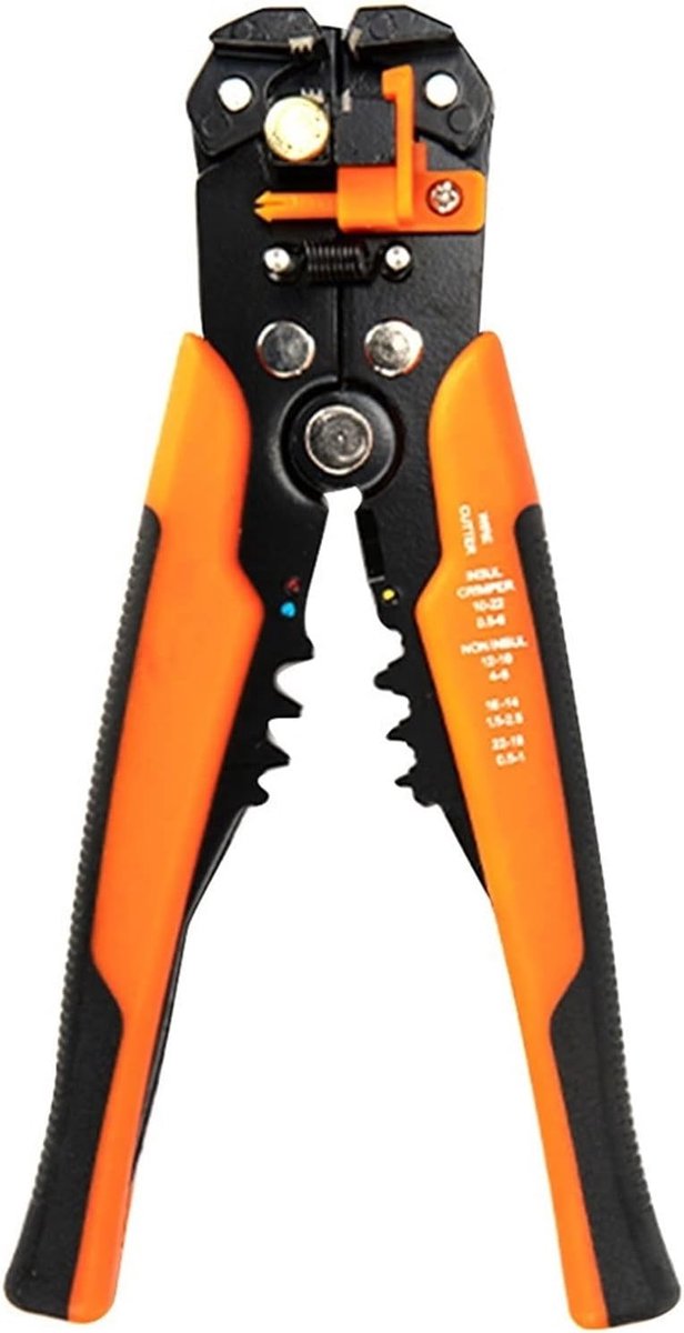 Draadstripper - Kabelstripper Tang - Kabels Bewerken - Drie-in-één Functie - 1.0 Gram - Oranje