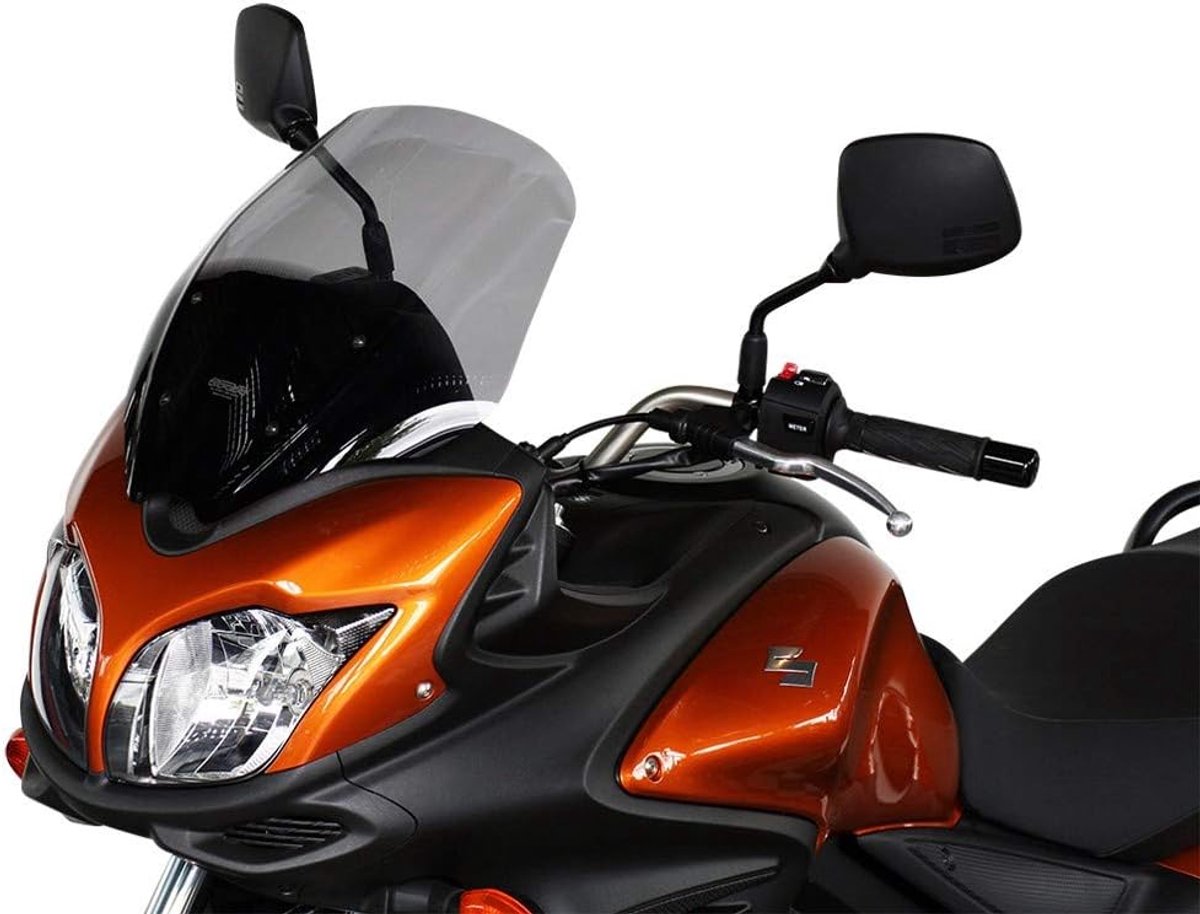 Touring Schijf - Windscherm Motor - Rijden Bescherming - Met ABE - 400x380 mm - Zwart
