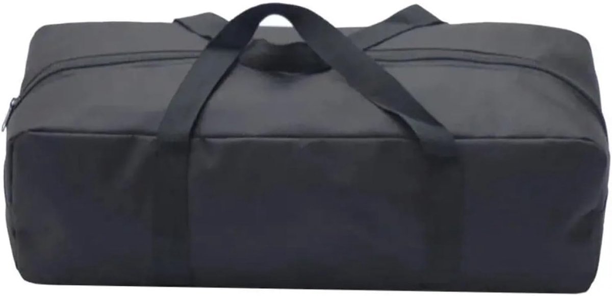 Opbergtas Tuinkussens - Boodschappentas Vlies - Tuinmeubelen Opbergen - Waterdicht Oxford Doek - 70 x 24 x 31 cm - Zwart