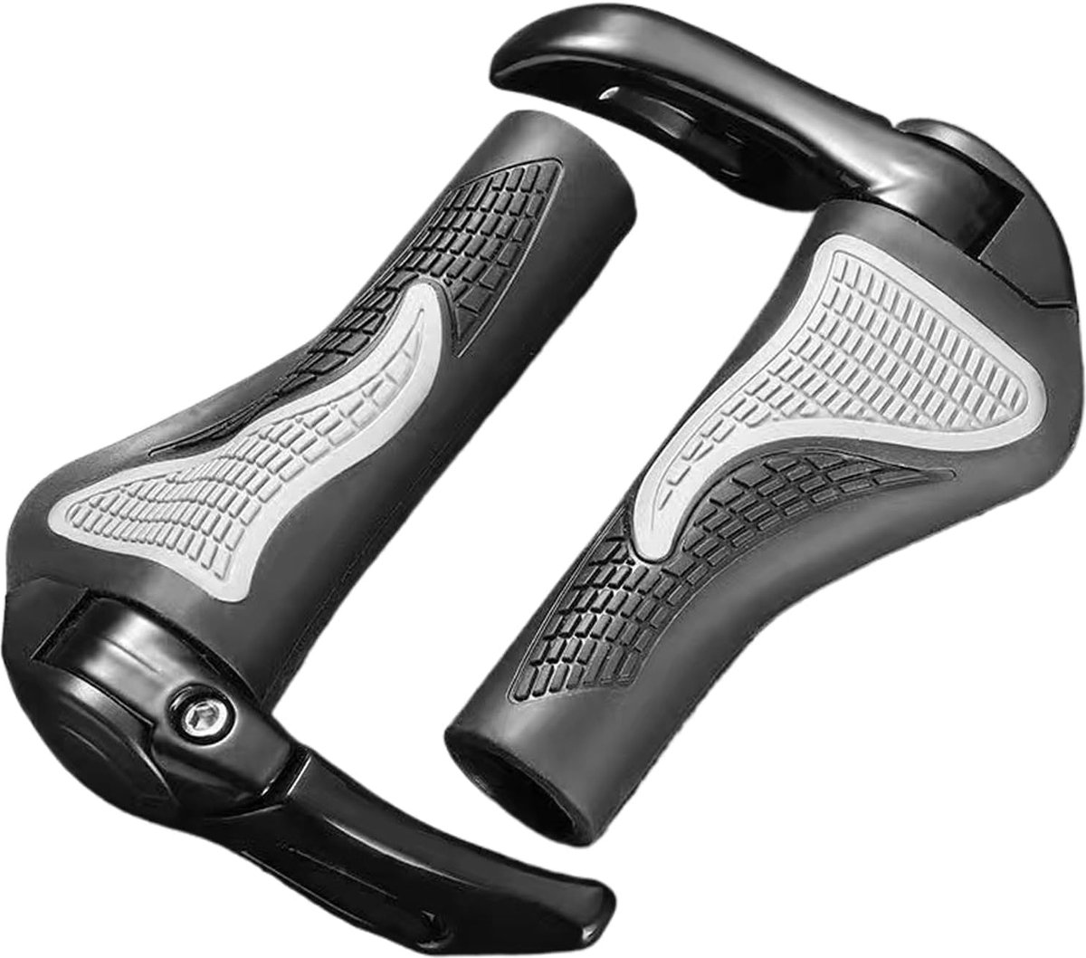 Fietsstuurgrepen - Stuurgrepen - Comfortabel Rijden - Ergonomisch Antislip - 22.2 mm - Zwart