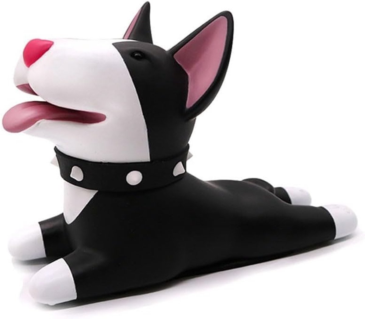 Dierlijke Deurstopper - Huisdier Deurhouder - Deuren Open Houden - Wandvriendelijk PVC Ontwerp - 1-2.5 cm Opening - Zwarte Hond