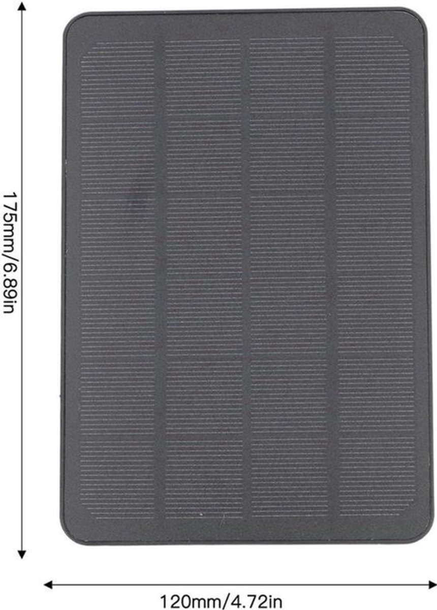 Dailygoods - Zonnepaneeloplader - Dailygoody - 10W Zonne-energie