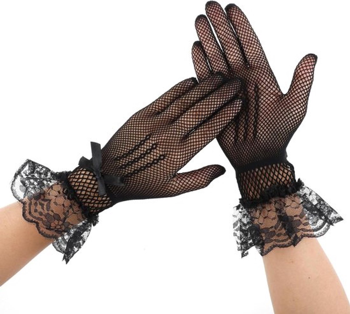 Dameshandschoenen kanten Allecto Plus voor bruiloft of cosplay