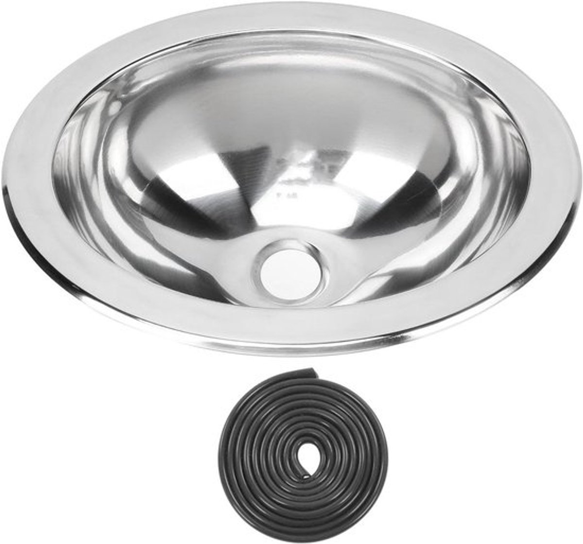 Handwasbak allectic plus voor keuken, boot of caravan ovale vorm