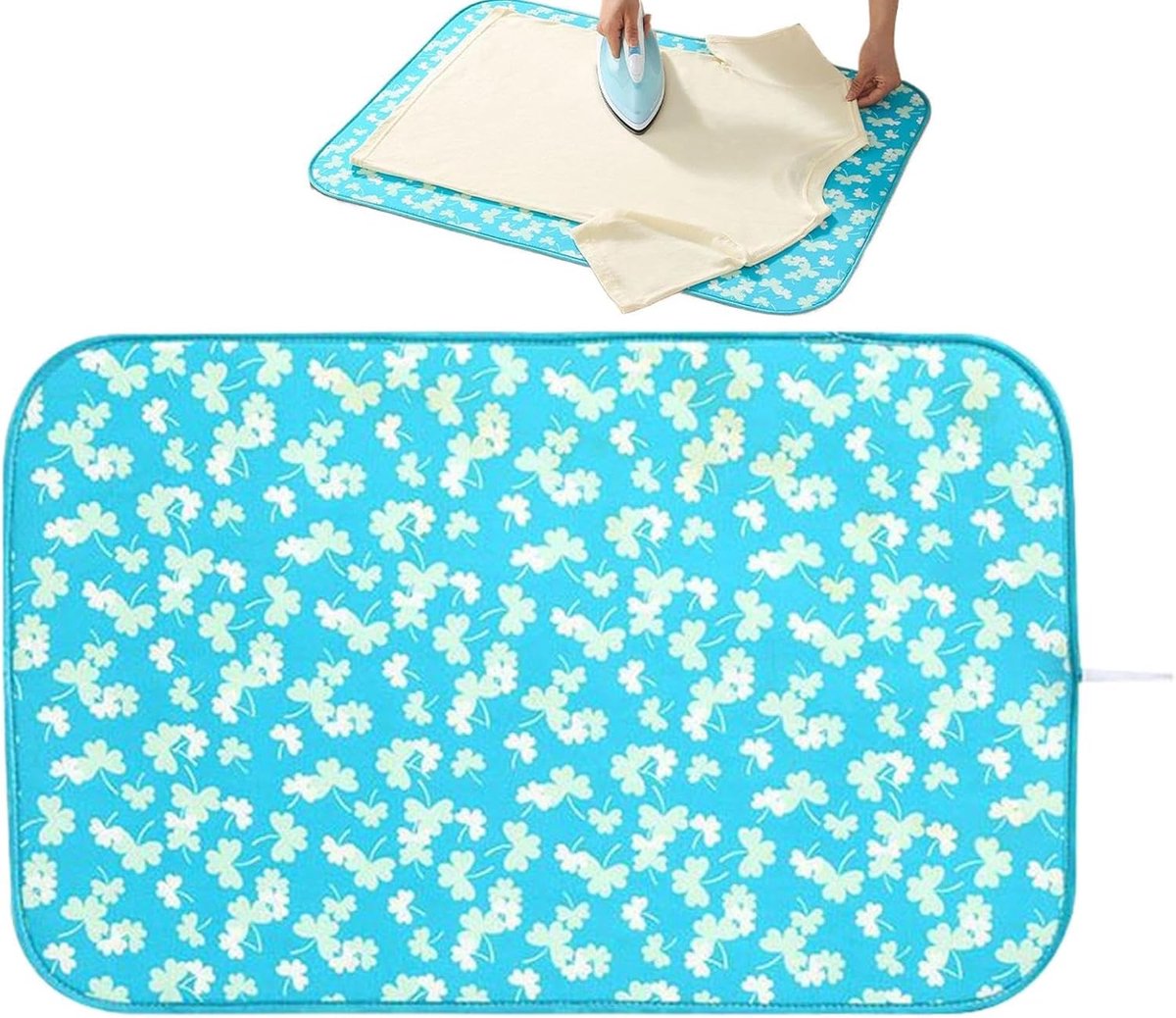 Strijkmat - Strijkdeken reis - Thuis en knutselen - Antislip onderkant - 60 x 120 cm - Grijs