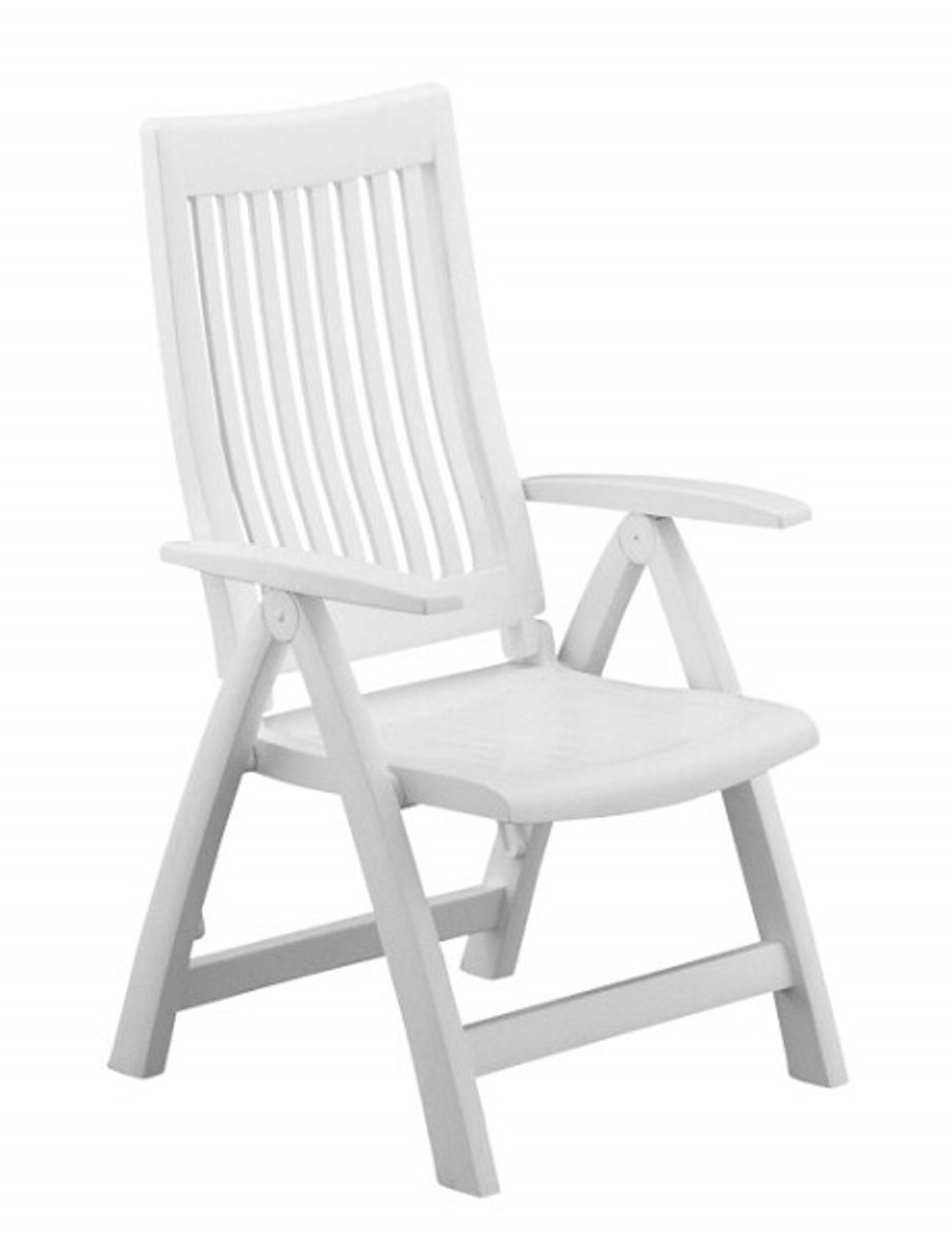 Kettler Roma Chaise de jardin réglable Blanc