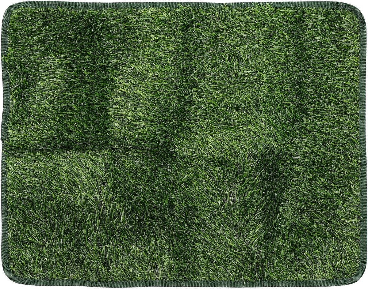 Hondenplasmat Kunstgras - Plasmat Puppy Zindelijkheidstraining - Huisdier Training Binnen - Wasbaar Herbruikbaar - 45 x 33 cm - Groen