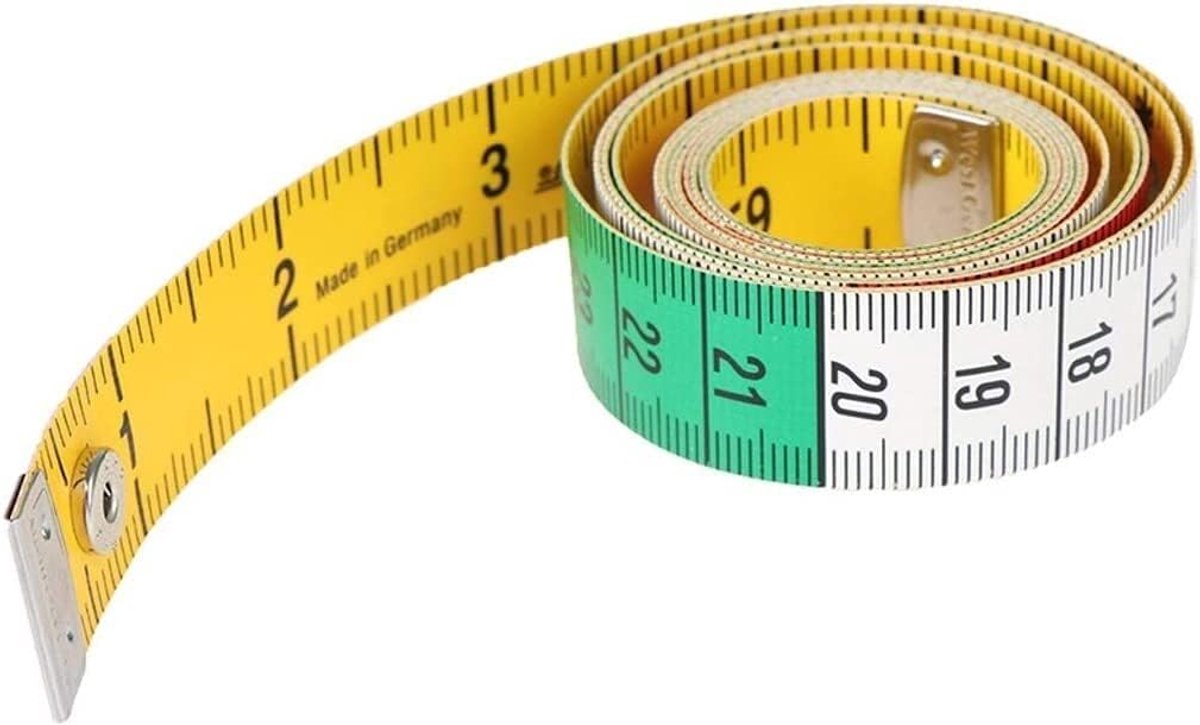 Zacht Meetlint - Naai Liniaal - Kleding Maken - Dubbelzijdig Bedrukt - 150 cm - Wit