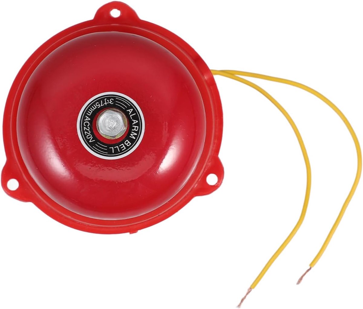 Alarmbel - Geluidsalarm Nood - Veiligheid School - Luid Alarmgeluid - 93 cm - Rood