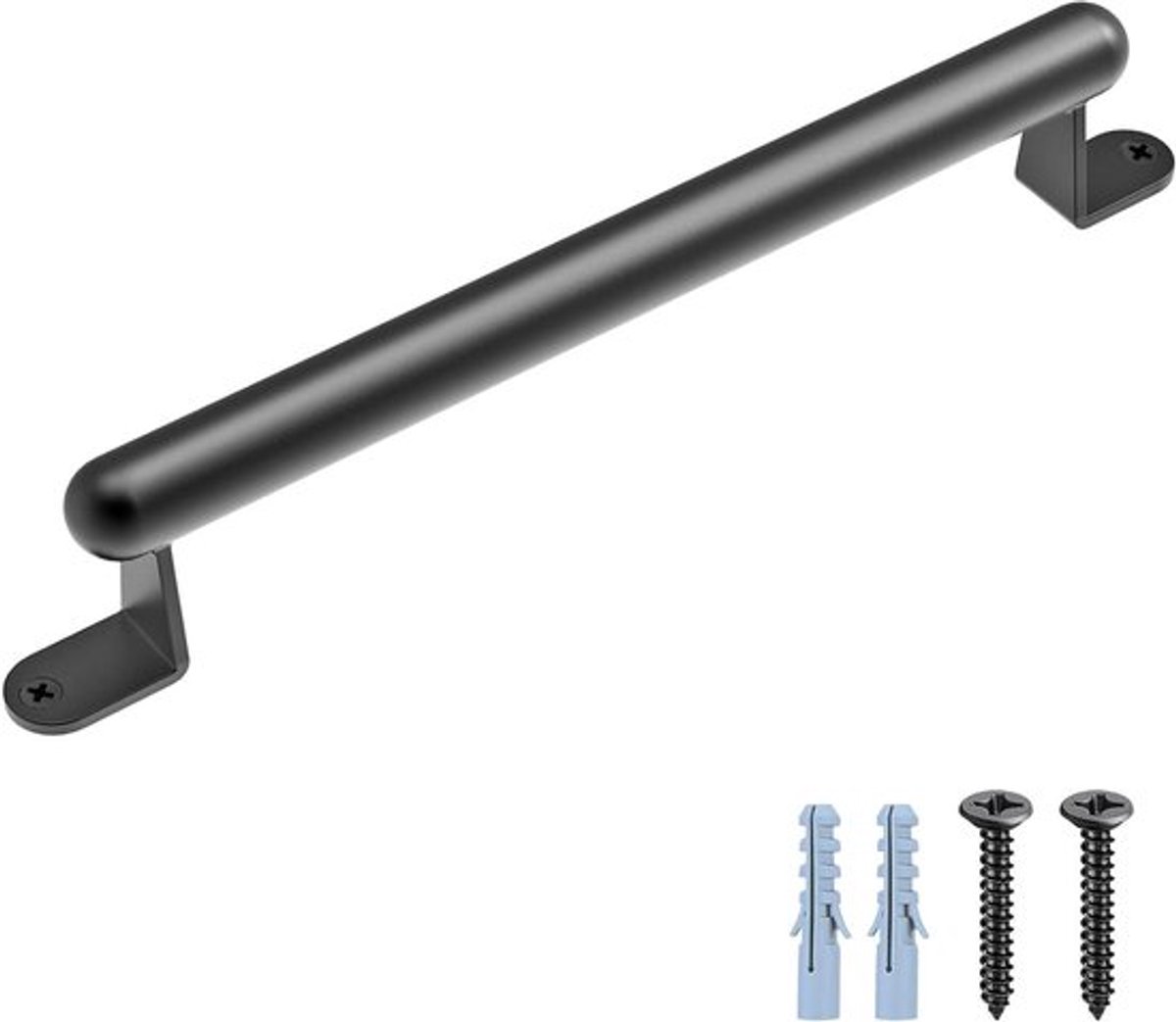 Handgreep 38 cm voor ouderen in badkamer, metalen Allecto Plus