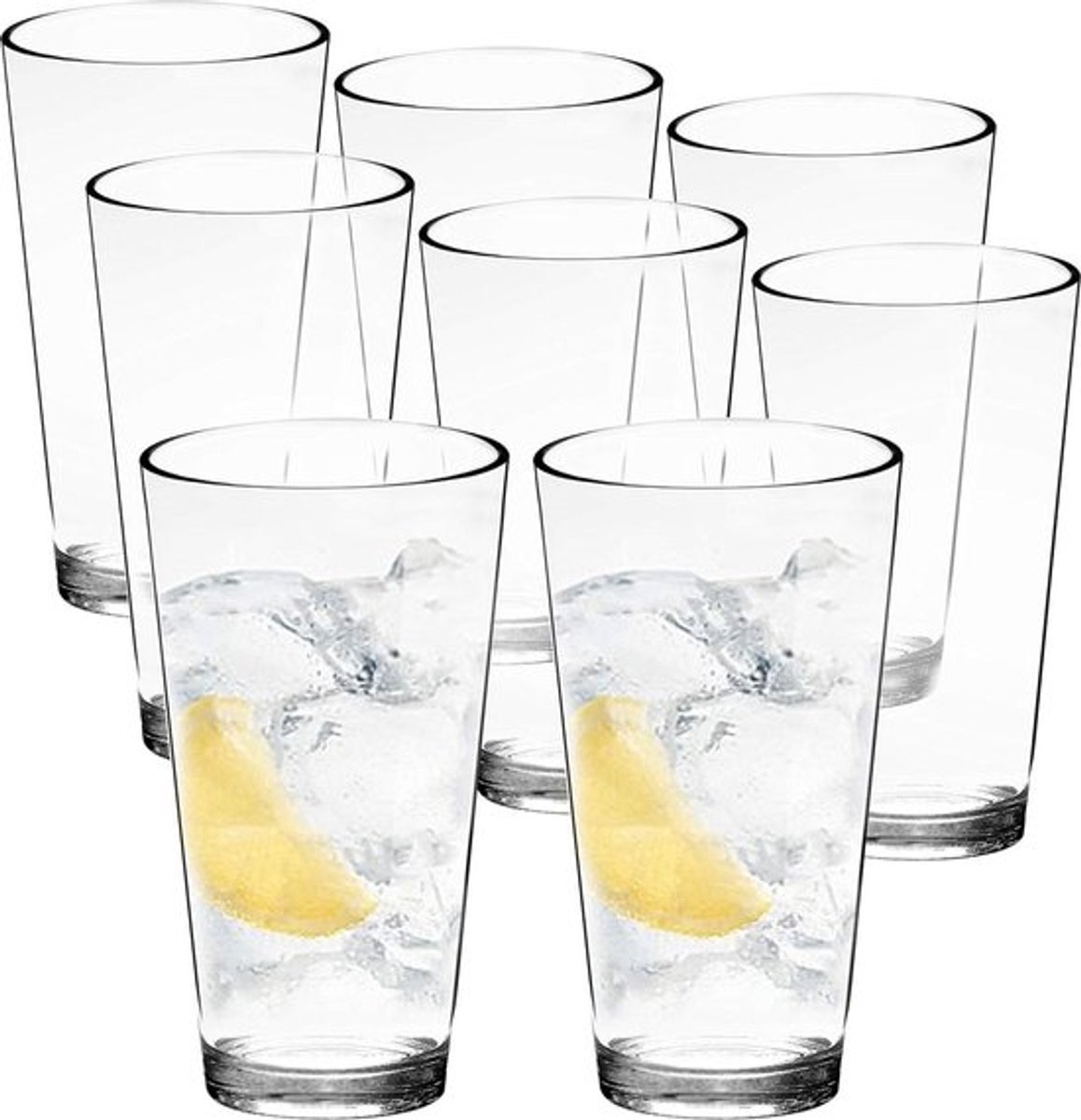 650ml Plastic Glazen - Drinkbekers voor Feesten - Bistro Style