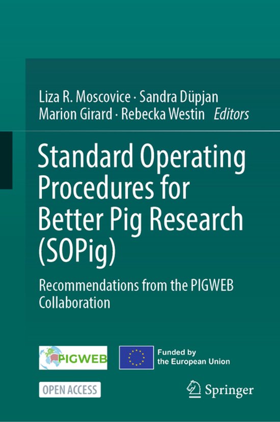 Standard Operating Procedures for Better Pig Research (SOPig ... - cover