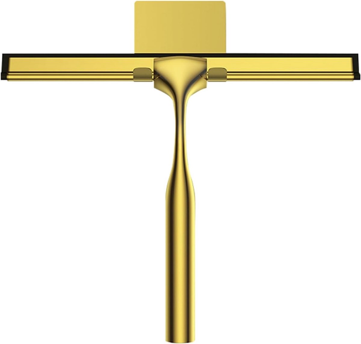 Multifunctionele Douchereiniger - Glasreiniger Raamwisser - Streeploos Reinigen - Roestvrijstalen Handgreep - 254 cm - Goud