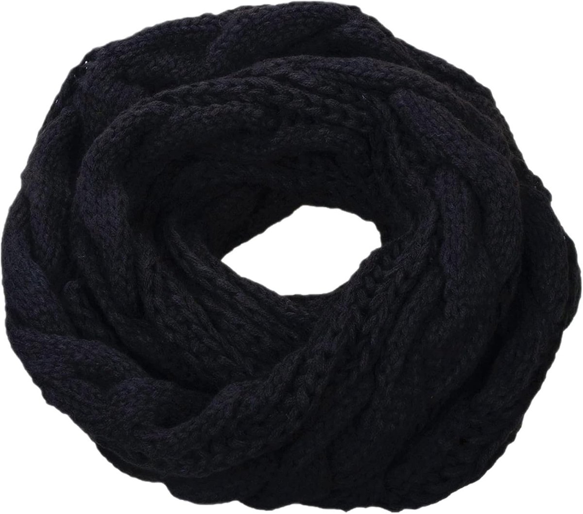 Dames Sjaal - Winter Accessoire - Warm Blijven - Gebreid Design - 60 cm - As Shown