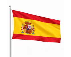 Het Vlaggenschip - Vlag Spanje - 90 x 150 centimeter - Spaanse Vlag