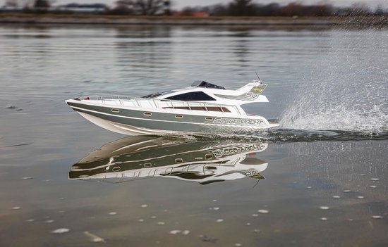Op afstand bestuurbare boot - RC-boot - Speedboot - water race van Merkloos — afbeelding 4