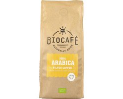 Biocafe Filterkoffie Arabica Bio 250 gr