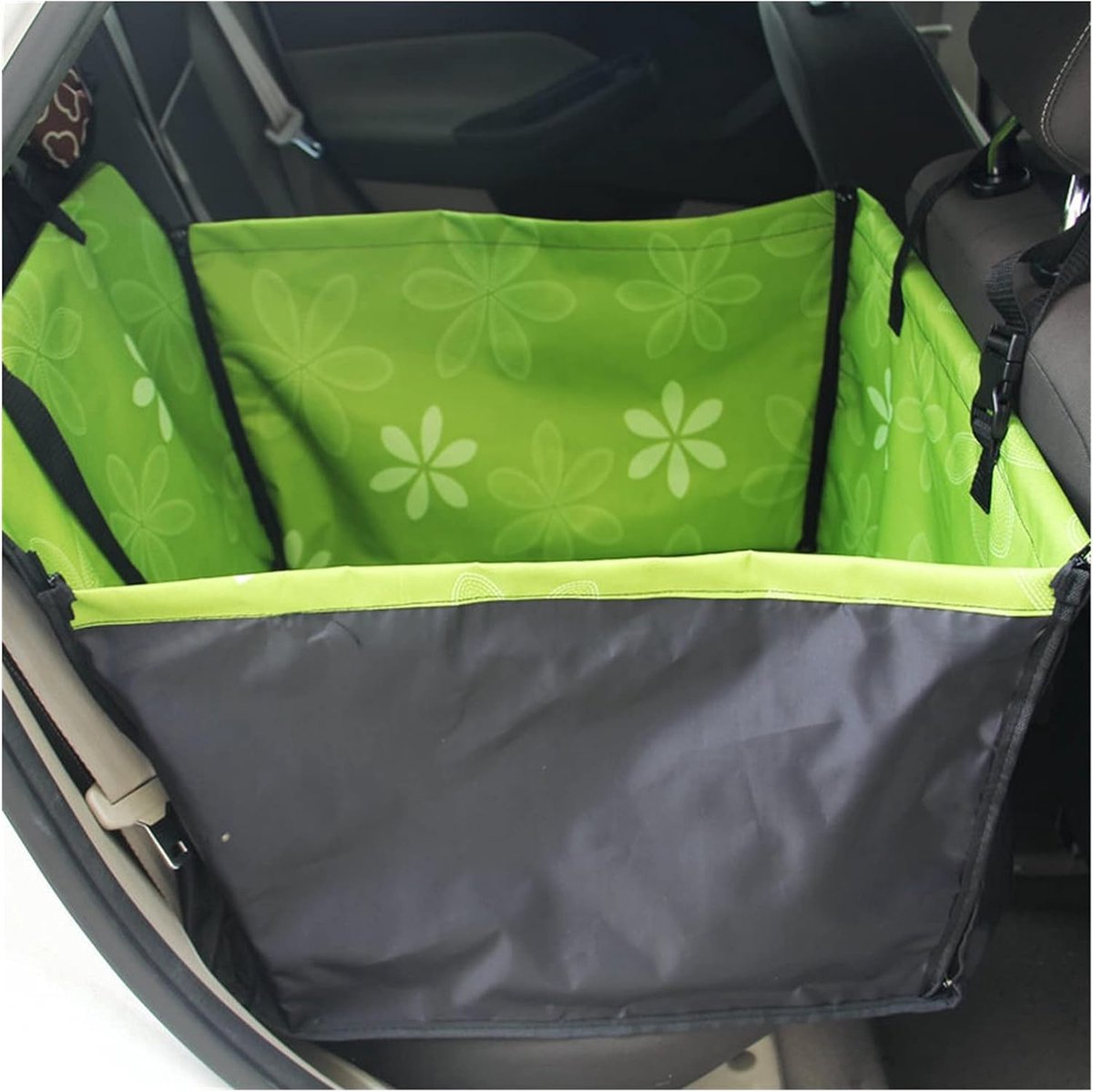 Autostoelhoes Hond - Reisdeken Auto - Veilig Reizen - Waterdicht & Duurzaam - 60x55x35cm - Zwart