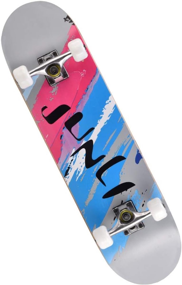 Skateboard Brush Street Board Straat Rijden Dubbele Kick Board 80x20cm E